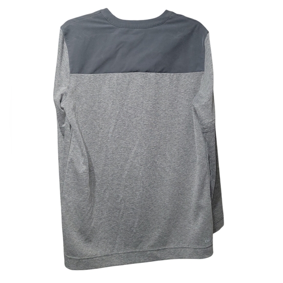 Nike gray long sleeve pullover with partial zip Size M - Picture 7 of 7